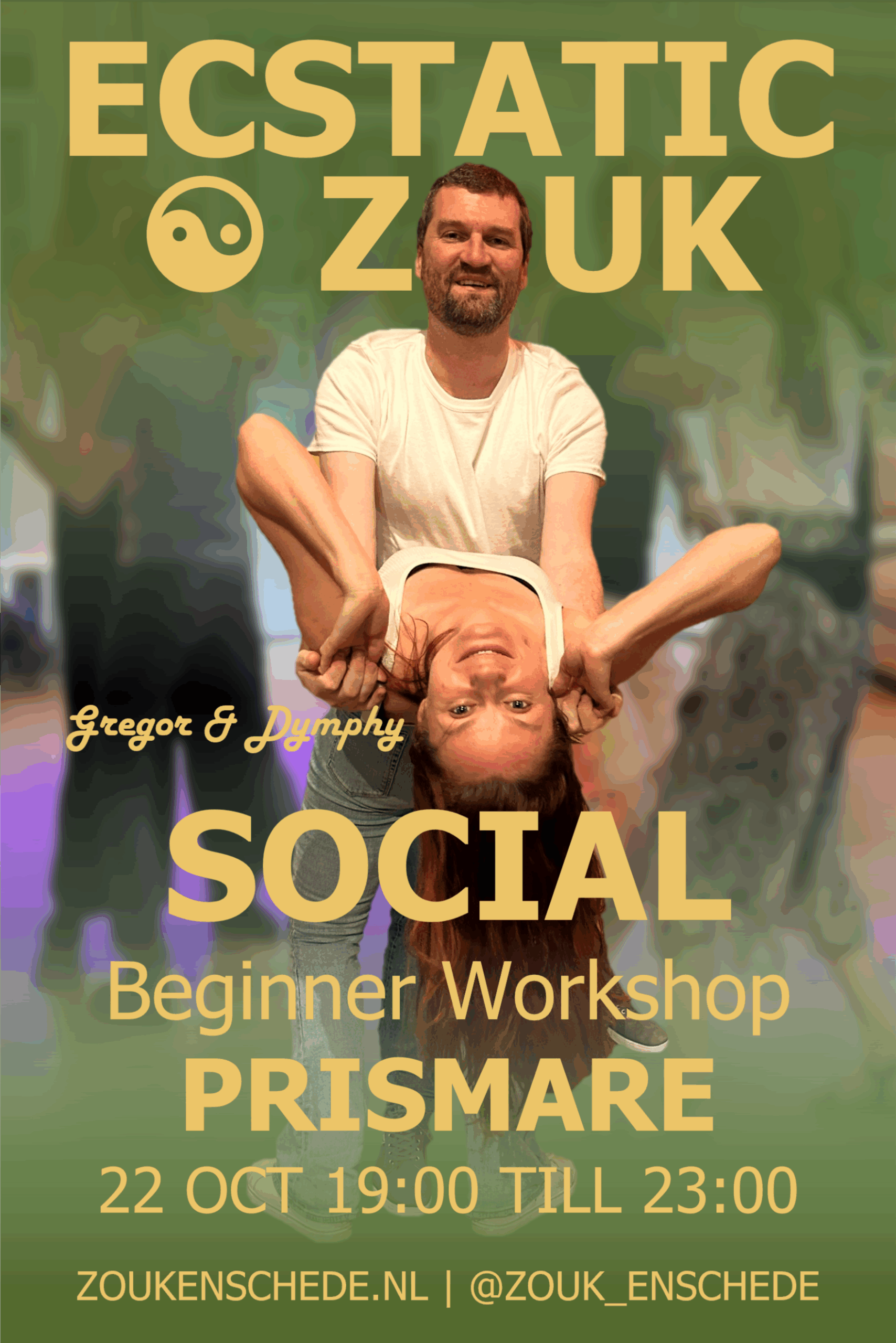 Ecstatic Zouk met Dymphy en Gregor Ecstatic Dance en Zouk Enschede