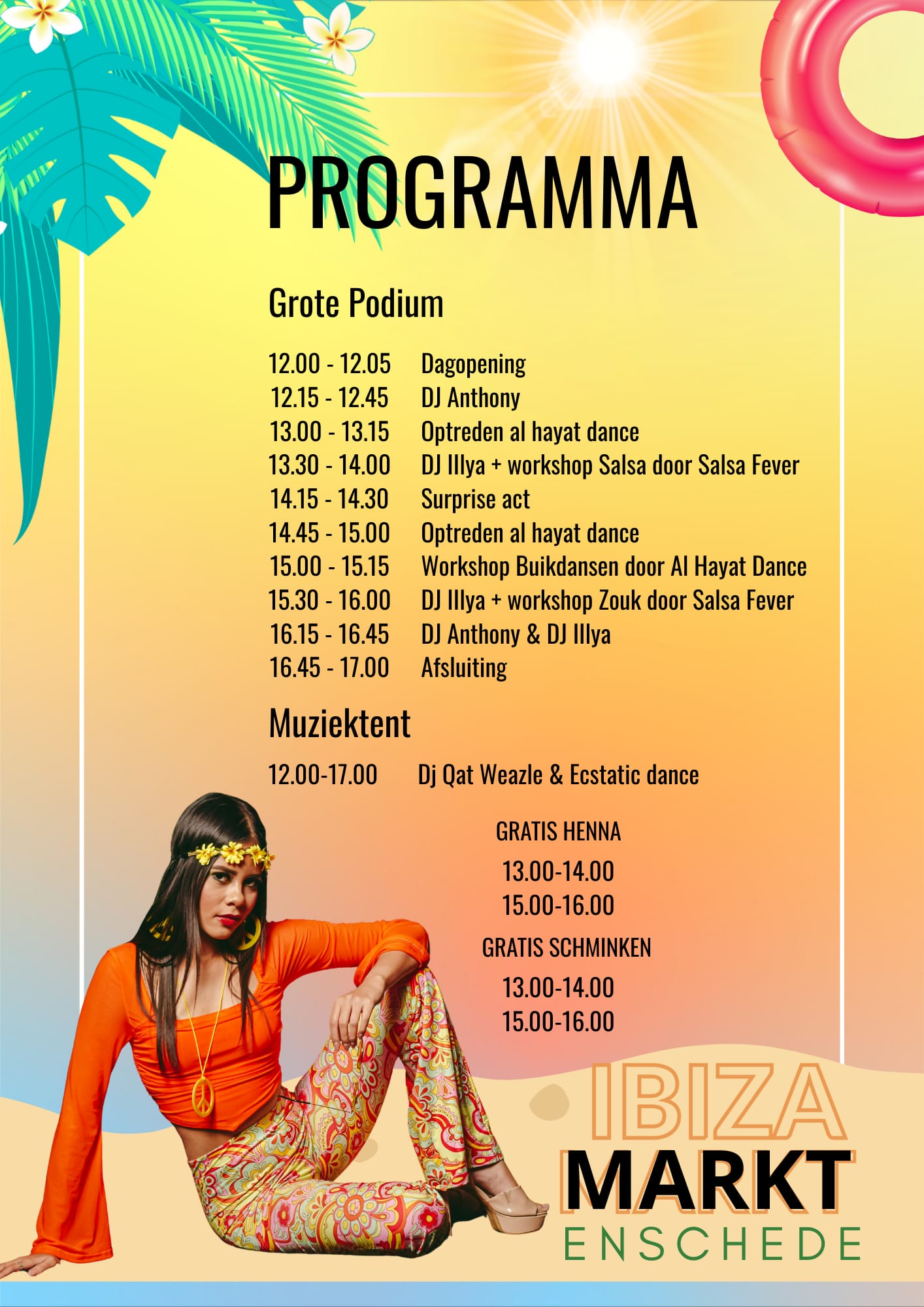 Ibiza Markt Enschede met Zouk Workshop en Demo