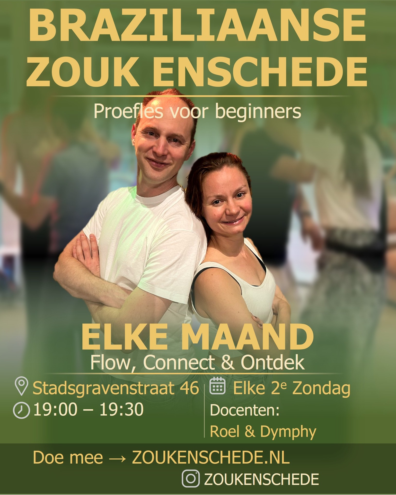 Braziliaanse zouk enschede proefles